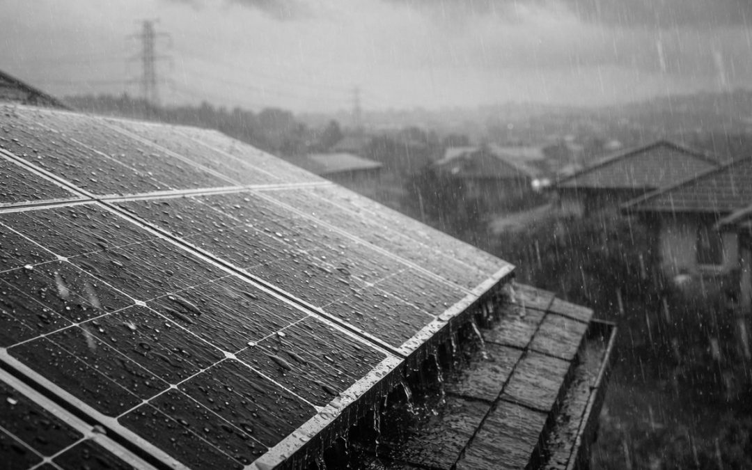Does solar work when it rains for days on end?